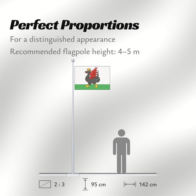 Flag Proportions: Kazan Kazán Kasan Флаг Казани