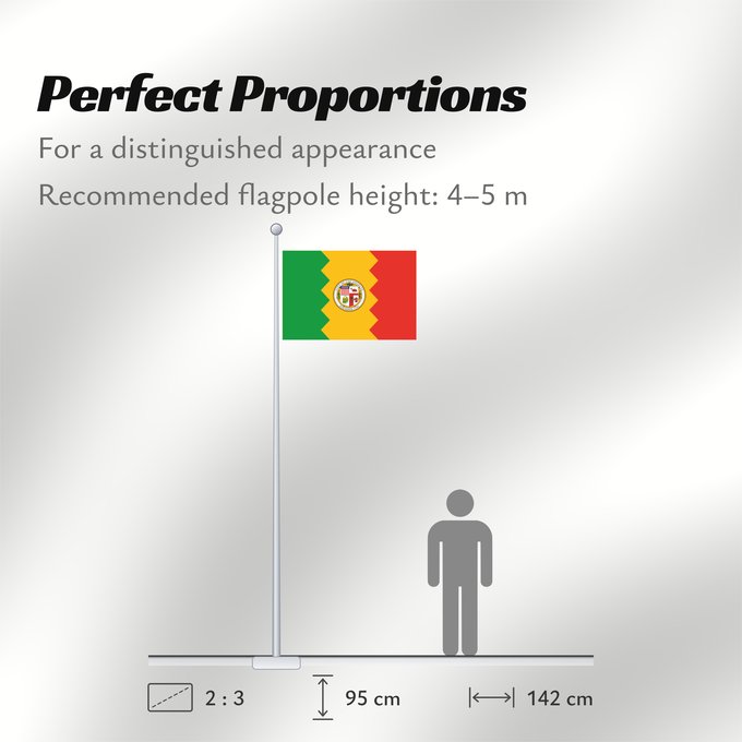 Flag Proportions: Los Angeles, California Los Angeles, Californie Los Ángeles, California Los Angeles, Kalifornien