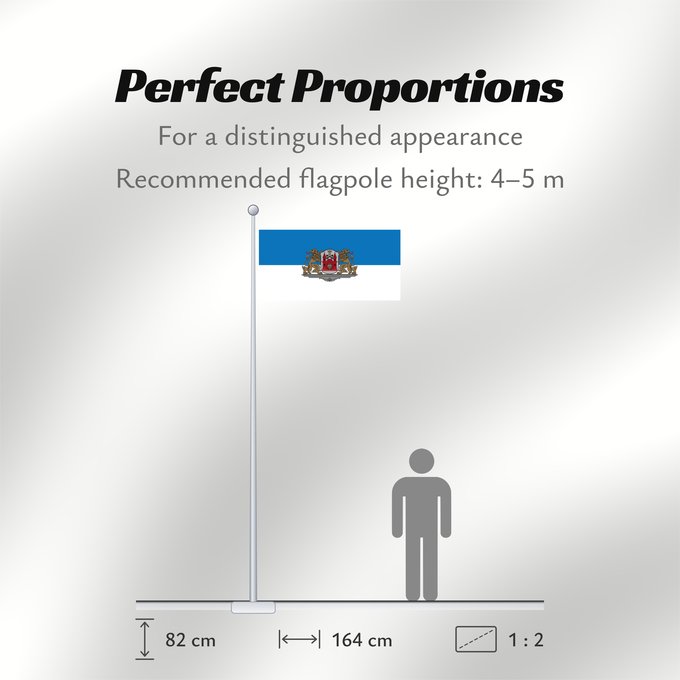Flag Proportions: Riga	Latvian city of Riga	Stadt Riga	Rīgas pilsētas	Флаг города Риги
