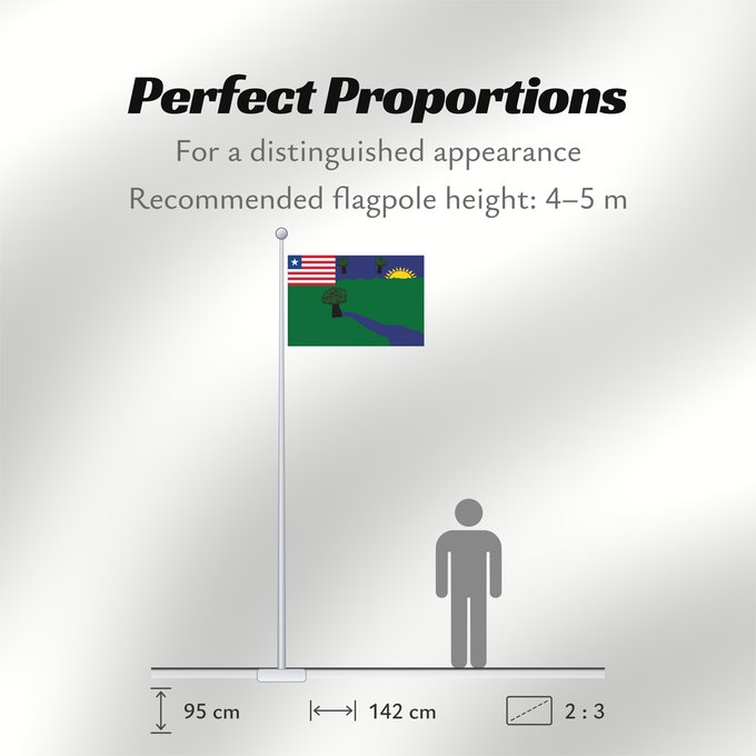 Flag Proportions: River Gee County Liberian county of River Gee Comté de River Gee Condado de River Gee Contea di River Gee