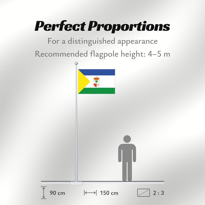 Flag Proportions: Santomera Murcia Santomera, Murcia, Spain Santomera Santomera, Murcia, España.