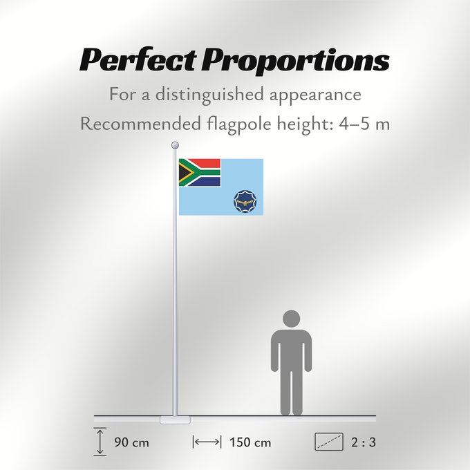 Flag Proportions: Ensign of the South African Air Force