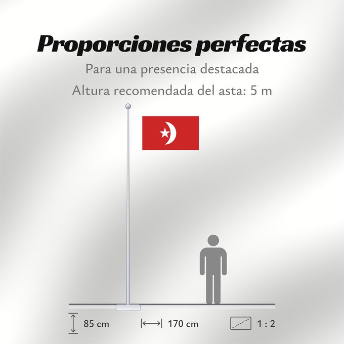 Proporciones de la bandera: Umm al-Qaiwain Umm al-Quwain علم إمارة أم القيوين