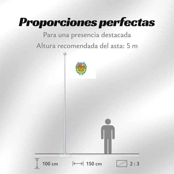 Proporciones de la bandera: Provincia de San Luis Province of San Luis, Argentina province de San Luis Provincia de San Luis, Argentina San Luis (Provinz) Provincia di San Luis