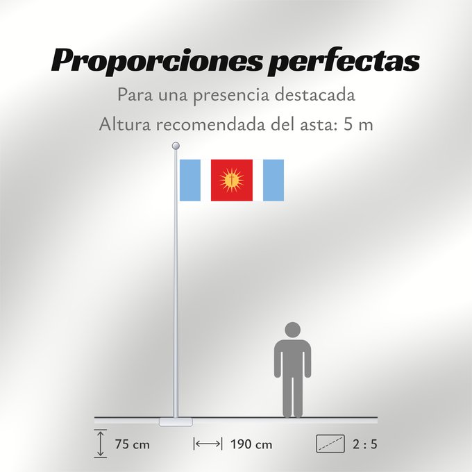 Proporciones de la bandera: Provincia de Santiago del Estero Santiago del Estero Province province de Santiago del Estero provincia de Santiago del Estero Santiago del Estero (Provinz) provincia di Santiago del Estero Santiago del Estero, Argentina