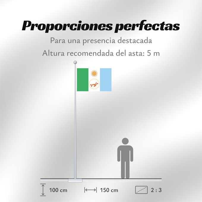 Proporciones de la bandera: Provincia del Chaco Chaco Province, Argentina Province de Chaco Chaco (Provinz) Chaco Provincia