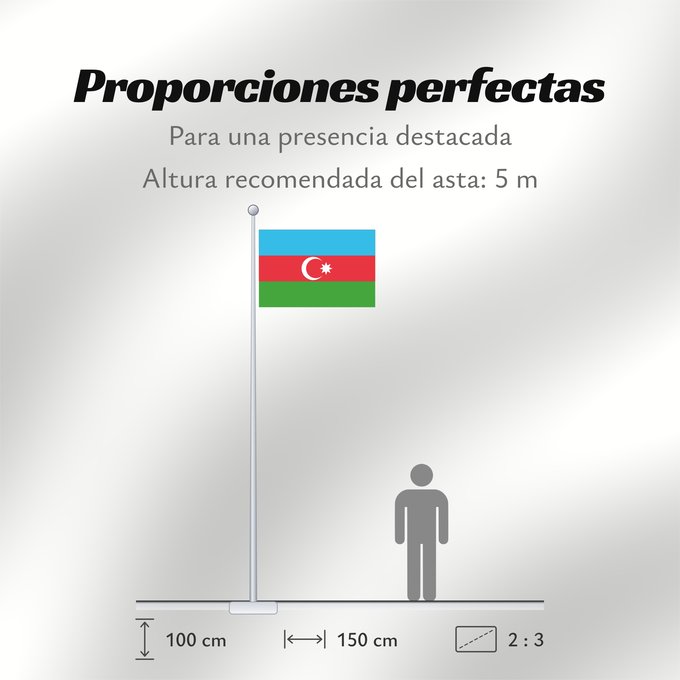 Proporciones de la bandera: Azerbaijan	L Azerbaïdjan	Azerbaiyán	Aserbaidschan	Dell Azerbaigian	Azerbeidzjan	Azerbejdżanu	Азербаиџьан абыраҟ	علم أذربيجان	Azərbaycan	Сцяг Азербайджана	Сьцяг Азэрбайджану	Azerbajĝano	Aserbaidžaani lipp	Azerbaidžanin	Azerbajdzsán	Ադրբեջանի դրոշը	აზერბაიჯ