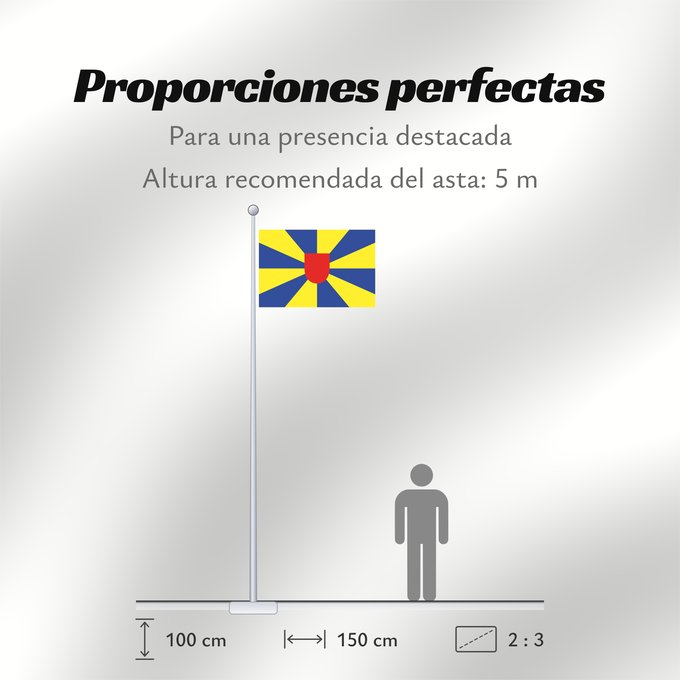 Proporciones de la bandera: West Flanders Flandre-Occidentale Flandes Occidental Westflandern Fiandre occidentali