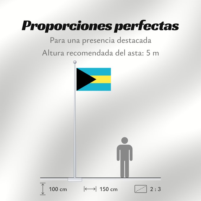 Proporciones de la bandera: Bahamas Bahama Bahama s Das Bahamas Bahamów Y Bahamas La Bahamoj Bahaman Bahámaí Des Bahamas Ala Bahamayê Ynysow Bahama Знаме на Бахамите Pāmitl Bahamah Bahamakuna unanchan Statului Bahamas Флаг Багам Bahamov