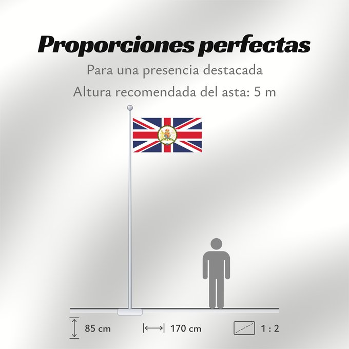 Proporciones de la bandera: British Ambassador British diplomatic flag used on the British Embassies British Ambassador Ensign Ambasciatore britannico Ensign