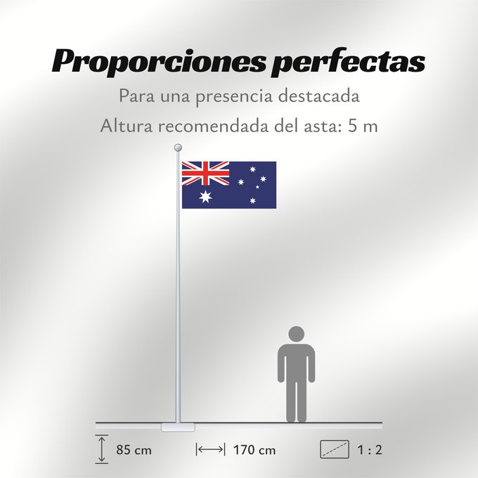 Proporciones de la bandera: Heard Island and McDonald Islands