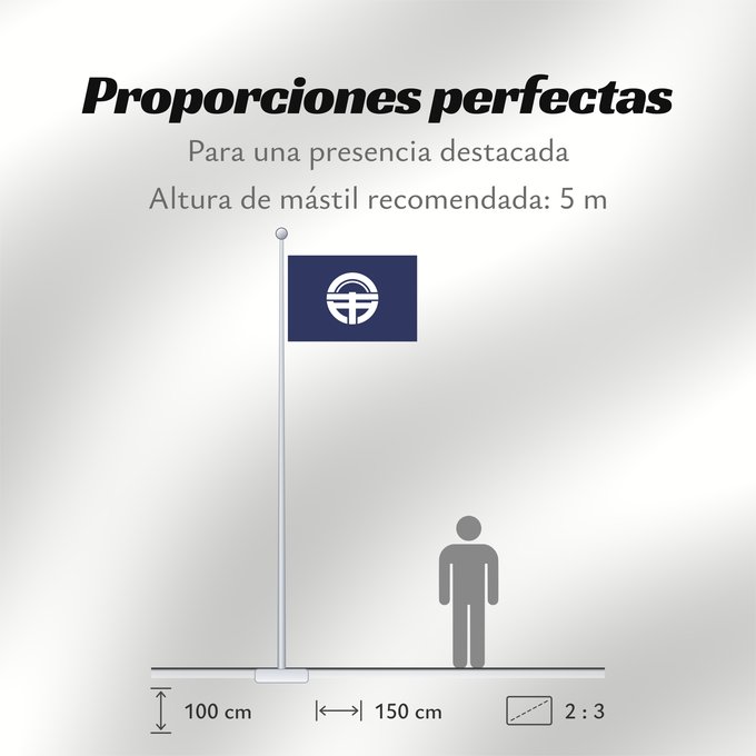 Proporciones de la bandera: Tokusima [Tokushima]