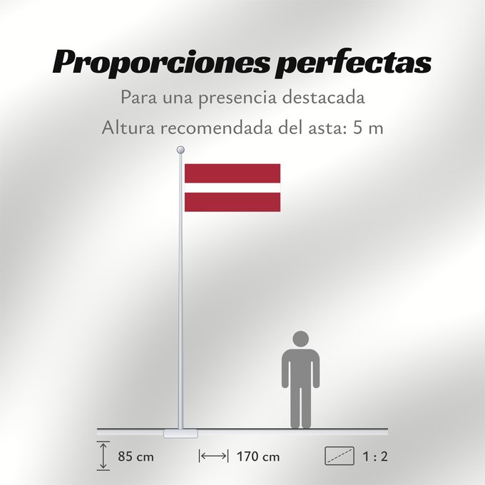 Proporciones de la bandera: Latvia	Lettonie	Letonia	Lettland	Lettone	Letland	Letónia	Łotwy	Сцяг Латвіі	Сьцяг Латвіі	Национално знаме на Латвия	Lotyšská vlajka	Letlands	Σημαία της Λεττονίας	Latvio	Läti lipp	Latvian	Laitvia	Latvije	Lettország	ლატვიის დროშა	Latvijos	Latvejas karūgs	Lat