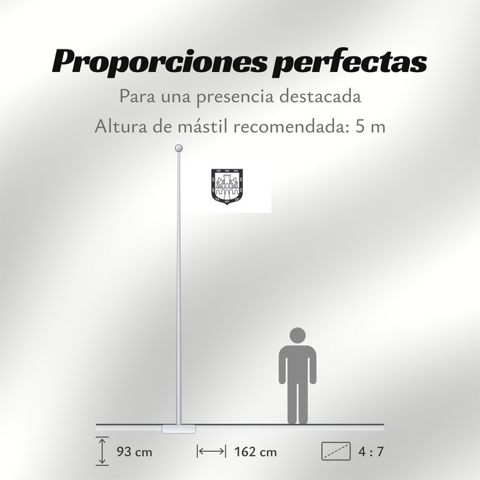 Proporciones de la bandera: Mexico City, Mexico Mexico City (District) Ciudad de México Ciudad de México, México Mexiko-Stadt Città del Messico