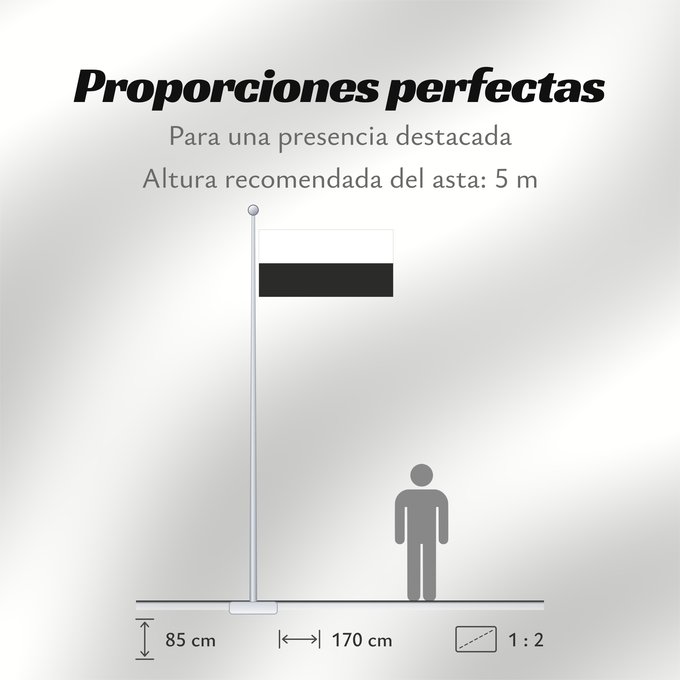 Proporciones de la bandera: Pahang	 Pahang 	Pahang, Malaysia