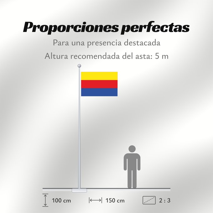 Proporciones de la bandera: Noord-Holland