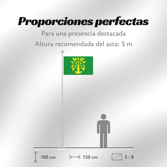 Proporciones de la bandera: Vest-Agder	comté de Vest-Agder	Vest-Agder Fylke