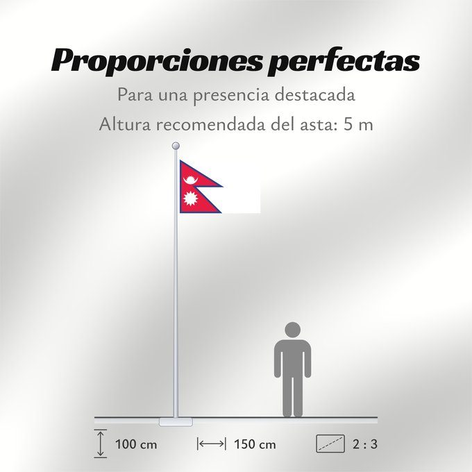 Proporciones de la bandera: Nepal	Népal	علم نيبال	নেপালের জাতীয় পতাকা	নেপালর ফিরালহান	Banniel Nepal	Nepala	Nepálská vlajka	Σημαία του Νεπάλ	Nepalo	Nepali lipp	Nepalgo bandera	Nepalin	नेपाल का ध्वज	Nepál	ネパールの国旗	Nepālas	Знаме на Непал	Nepals flagg	नेपालको झण्डा	Det nepalske flagget	
