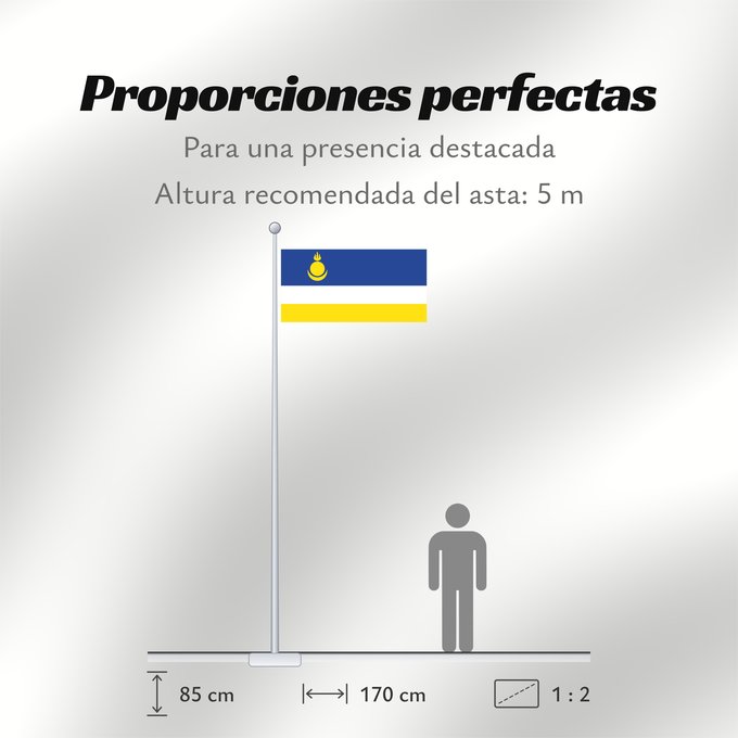 Proporciones de la bandera: Buryatia Republic of Buryatia Buratti República de Buriatia Repubblica di Buriazia Буряад Республикын гyрэнэй һүлдэ Флаг Бурятии Парчами Бурятия