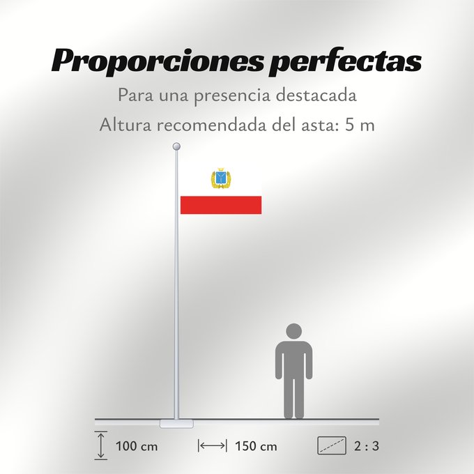 Proporciones de la bandera: Saratov Oblast	Oblast de Saratov	Óblast de Sarátov	Oblast Saratow