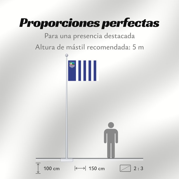 Proporciones de la bandera: Rivera Department	Rivera