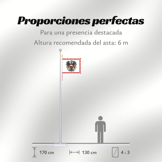 Proporciones de la bandera: Feldzeichen Bundesheer