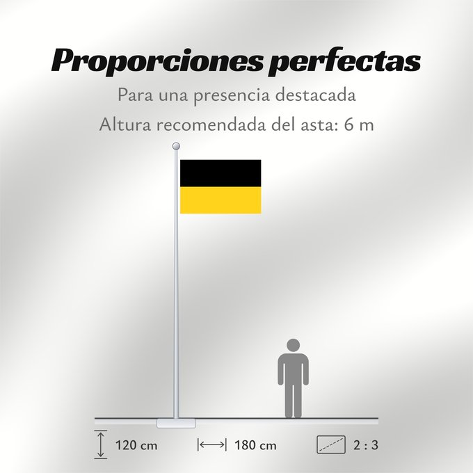Proporciones de la bandera: Habsburg Monarchy ↑ Civil flag or Landesfarben of the Habsburg monarchy 1700-1806 ↑ Merchant ensign of the Habsburg monarchy from 1730 to 1750 ↑ Flag of the Austrian Empire 1804-1867 ↑ Civil flag used in Cisleithania part of Austria-Hungary 1867-1918