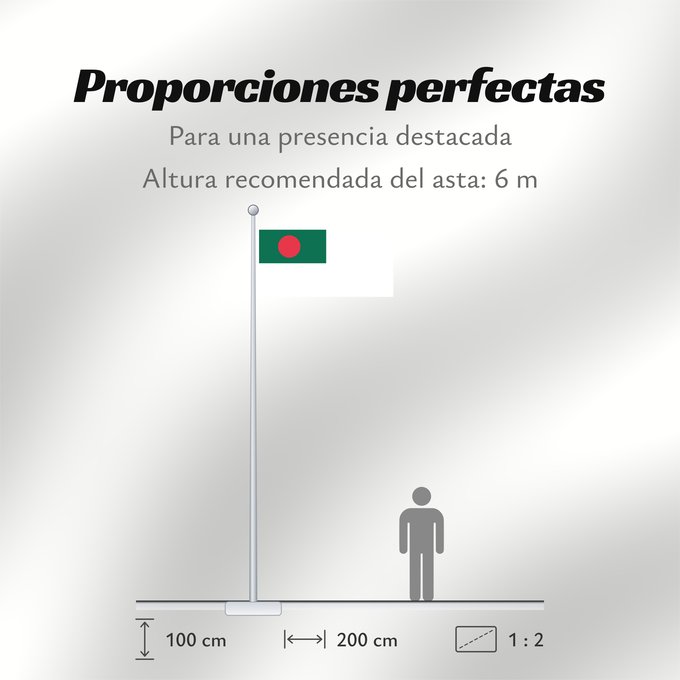 Proporciones de la bandera: Naval Ensign of Bangladesh