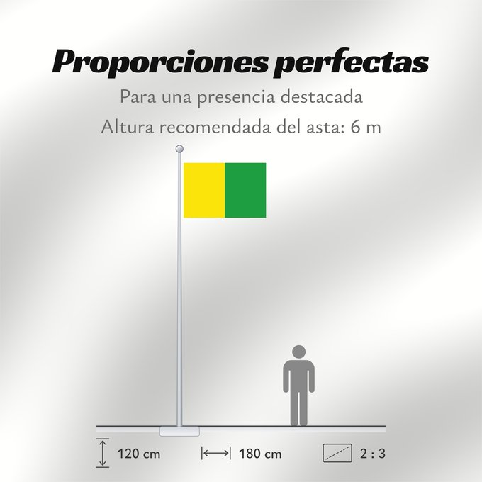 Proporciones de la bandera: Hoeilaartvlag
