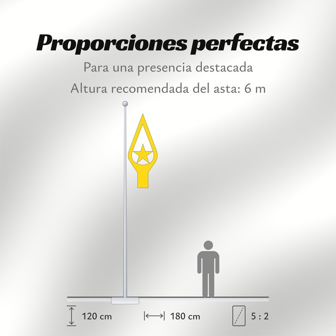 Proporciones de la bandera: Belarusian flag finial	Pointe de drapeau biélorusse	Remate de bandera de Bielorrusia	Belarusische Flaggenbekrönung	Puntale bandiera bielorussa	Top
