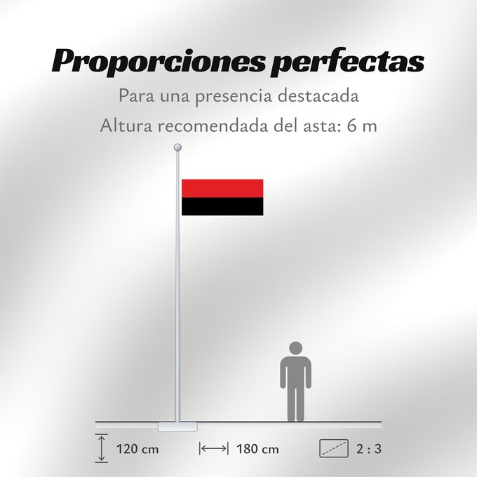 Proporciones de la bandera: Partit Llibertat Bielorus	Belarusian Freedom Party	Parti de la Liberté de Biélorussie	Partido de la Libertad de Bielorrusia	Freiheitspartei von Belarus	Partito della Libertà bielorusso	Partit de la Llibertat Bielorus