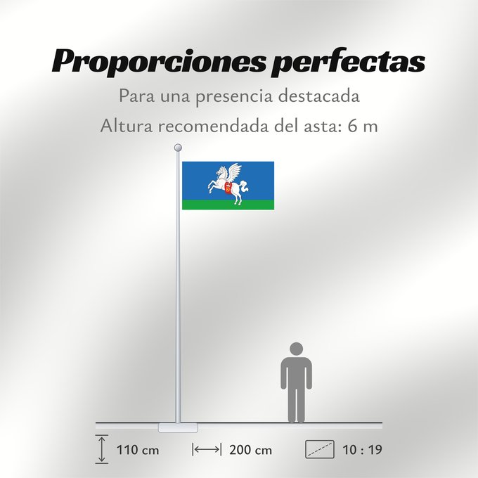 Proporciones de la bandera: Słucak Slutsk, Belarus Slutsk Sluzk Сьцяг Слуцку, Беларусь