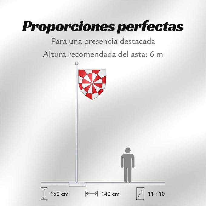 Proporciones de la bandera: John Harvard Arms