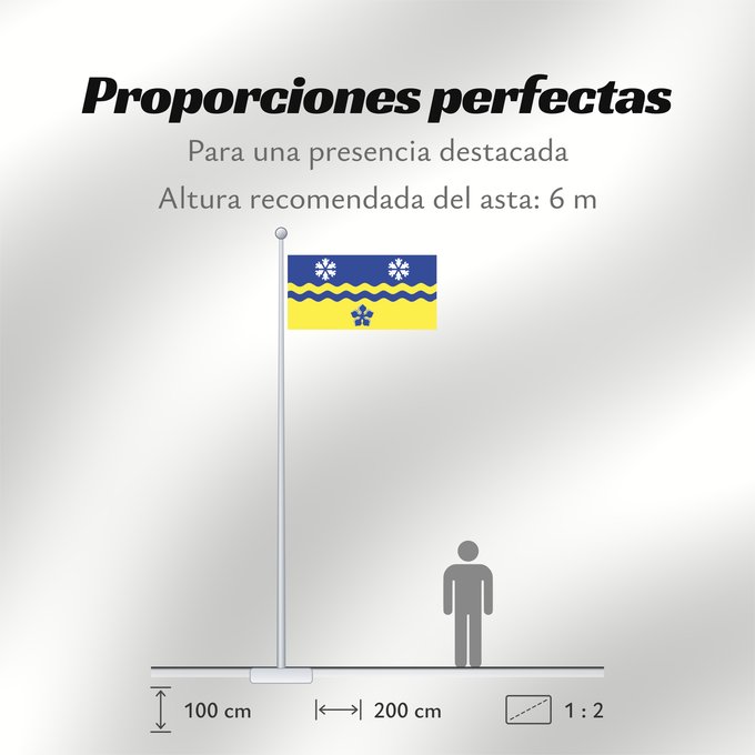 Proporciones de la bandera: Prince George, British Columbia Prince George, British Columbia, Canada