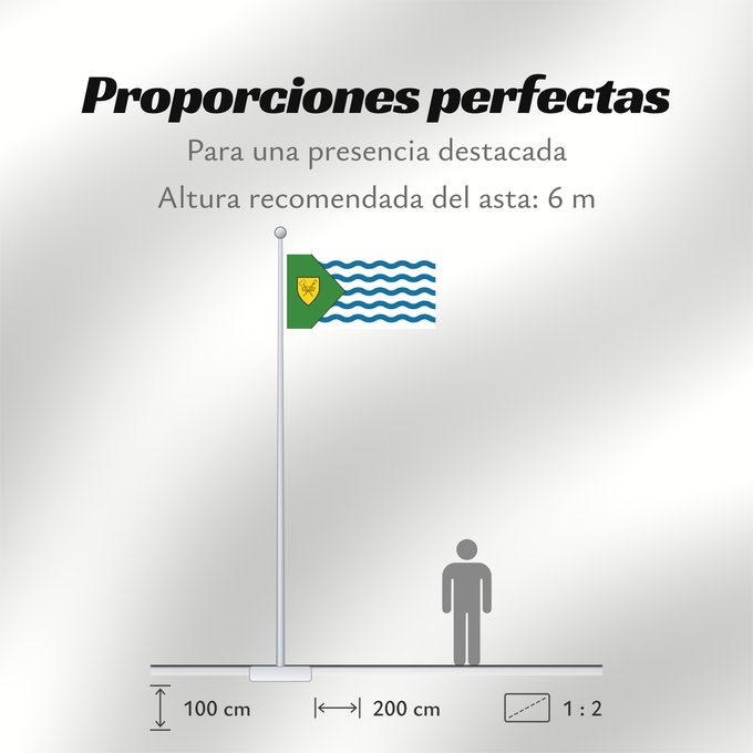 Proporciones de la bandera: Vancouver  Canada