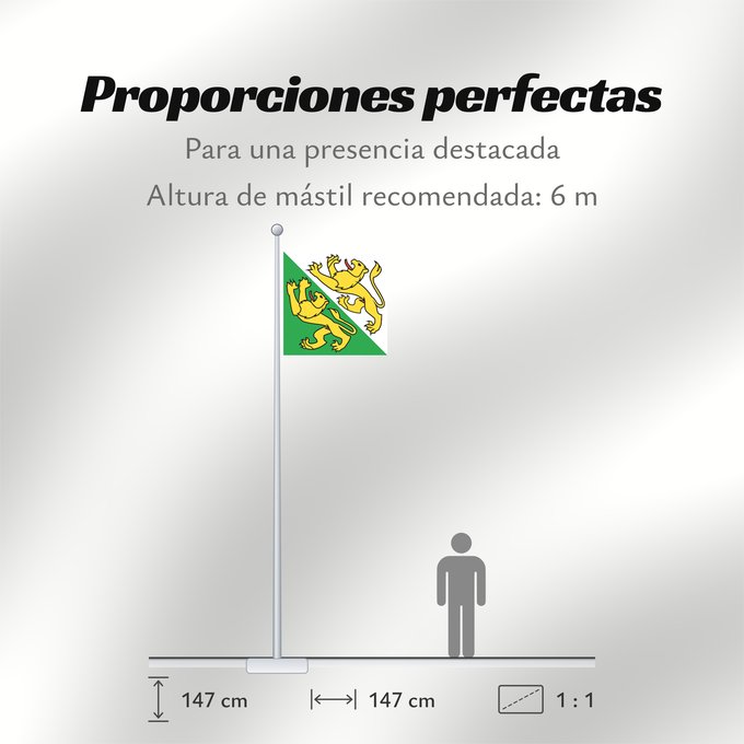 Proporciones de la bandera: Canton of Thurgau	Thurgau	canton de Thurgovie	cantón de Turgovia	Canton of Thurgau in Switzerland