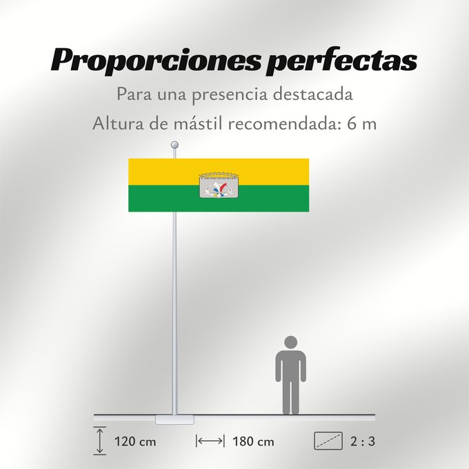 Proporciones de la bandera: Independencia, Chile