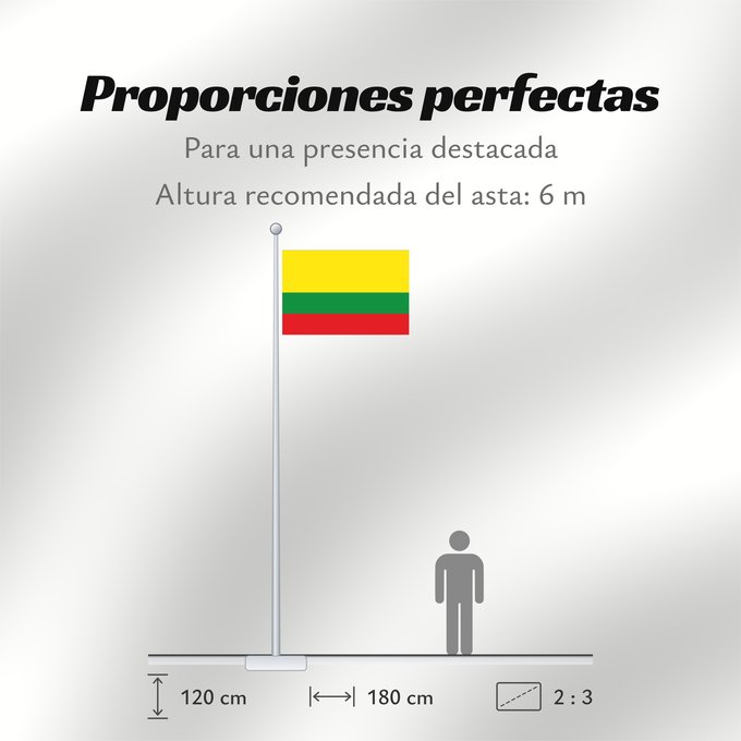 Proporciones de la bandera: Almaguer  Cauca	Almaguer (Cauca)	Municipio de Almaguer  Cauca