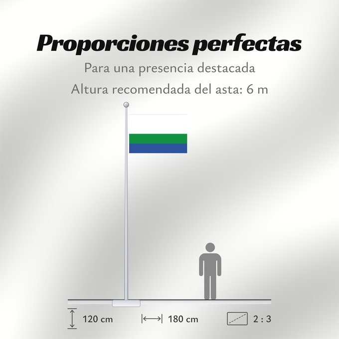 Proporciones de la bandera: Belén de los Andaquíes Caquetá Belén de los Andaquíes Municipio de Belén de los Andaquíes Caquetá