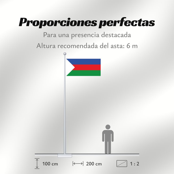Proporciones de la bandera: Bolívar  Santander	Bolívar (Santander)	Municipio de Bolívar  Santander