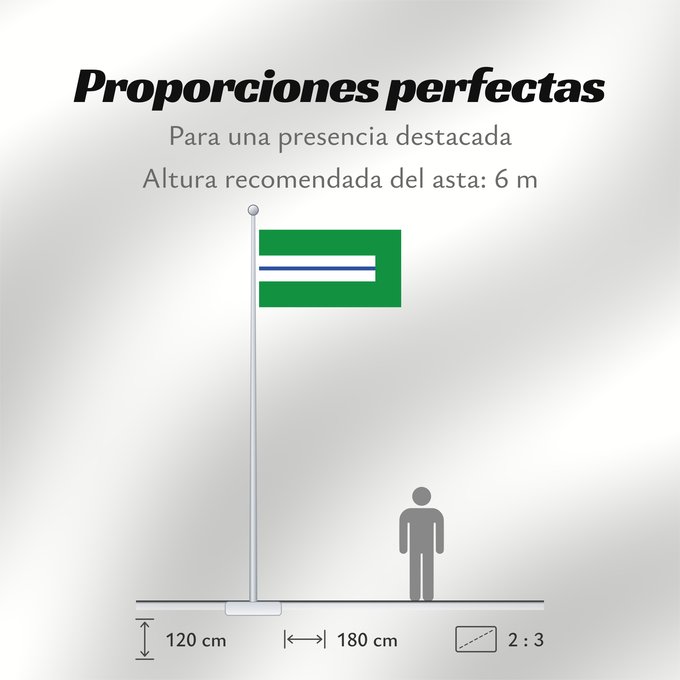 Proporciones de la bandera: Bucarasica  Norte de Santander	Bucarasica (Norte de Santander)	Municipio de Bucarasica  Norte de Santander