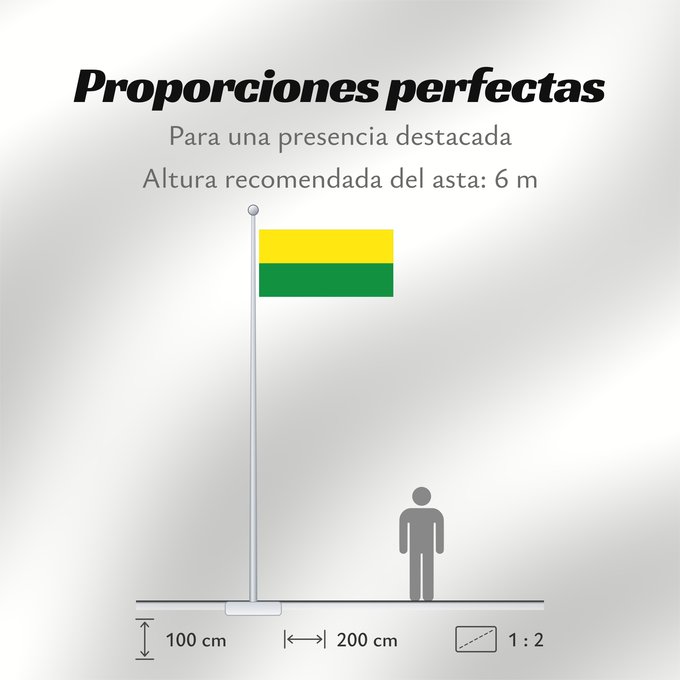 Proporciones de la bandera: Calima-El Darién Valle del Cauca Calima-El Darién Municipio de Calima-El Dairén Valle del Cauca