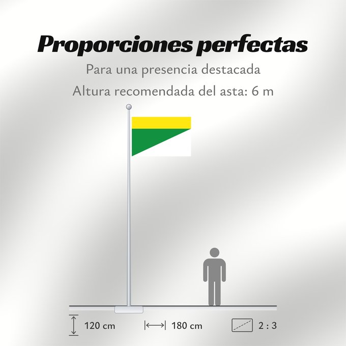 Proporciones de la bandera: Caracolí  Antioquia	Caracolí (Antioquia)	Municipio de Caracolí  Antioquia