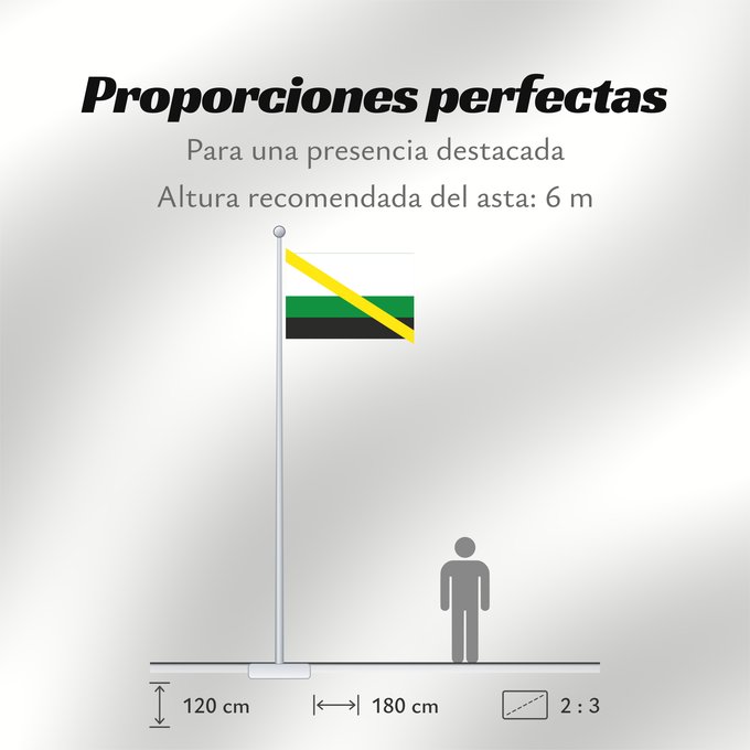 Proporciones de la bandera: Dabeiba  Antioquia	Dabeiba (Antioquia)	Municipio de Dabeiba  Antioquia