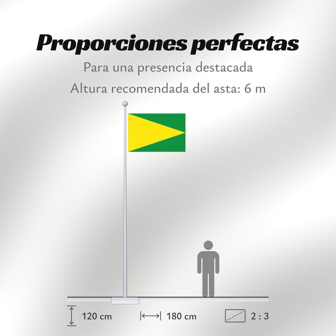 Proporciones de la bandera: El Doncello Caquetá El Doncello (Caquetá) Municipio de El Doncello Caquetá