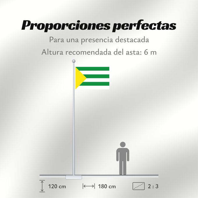 Proporciones de la bandera: Génova  Quindío	Génova (Quindío)	Municipio de Génova  Quindío