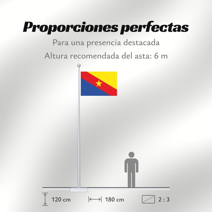 Proporciones de la bandera: Guaduas Cundinamarca Guaduas (Cundinamarca) Municipio de Guaduas Cundinamarca