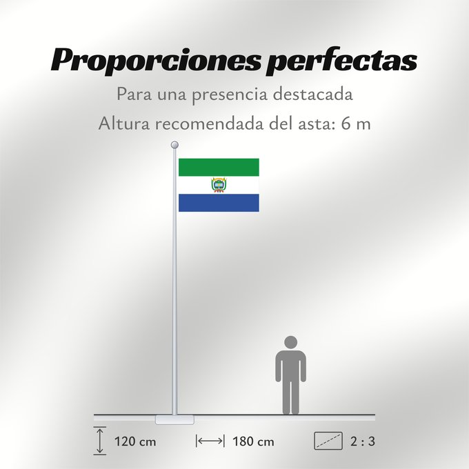 Proporciones de la bandera: Guaviare	Colombian Guaviare Department	Department colombien de Guaviare	Guaviare, Colombia	Kolombianischen Departamentos Guaviare	Het Colombiaanse departement Guaviare