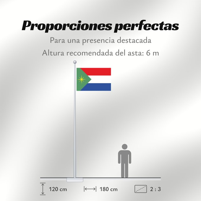 Proporciones de la bandera: Hacarí  Norte de Santander	Hacarí	Municipio de Hacarí  Norte de Santander