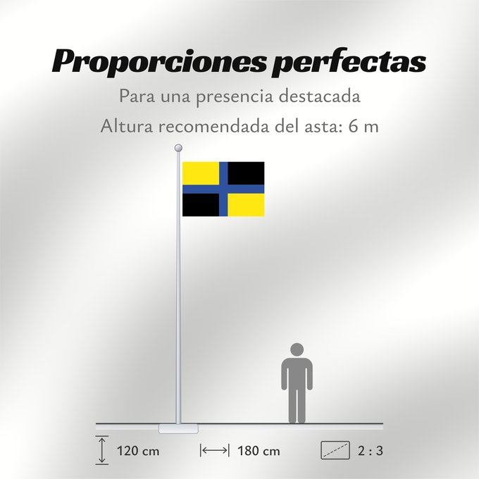 Proporciones de la bandera: Jamundí Valle Colombia